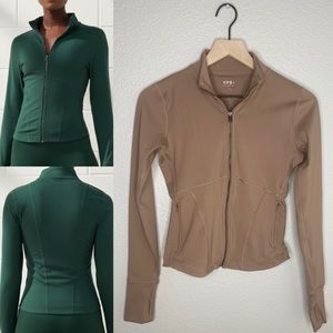 Abercrombie & Fitch NWOT YPB sculptLUX Long-Sleeve Slim Full Zip / Size Small